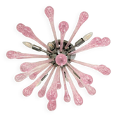 Plafonnier en verre de Murano