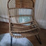 Rattan armchair
