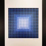Lithographie de Victor Vasarely, édition limitée numérotée, années 1970