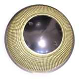 Silver Holophane wall light