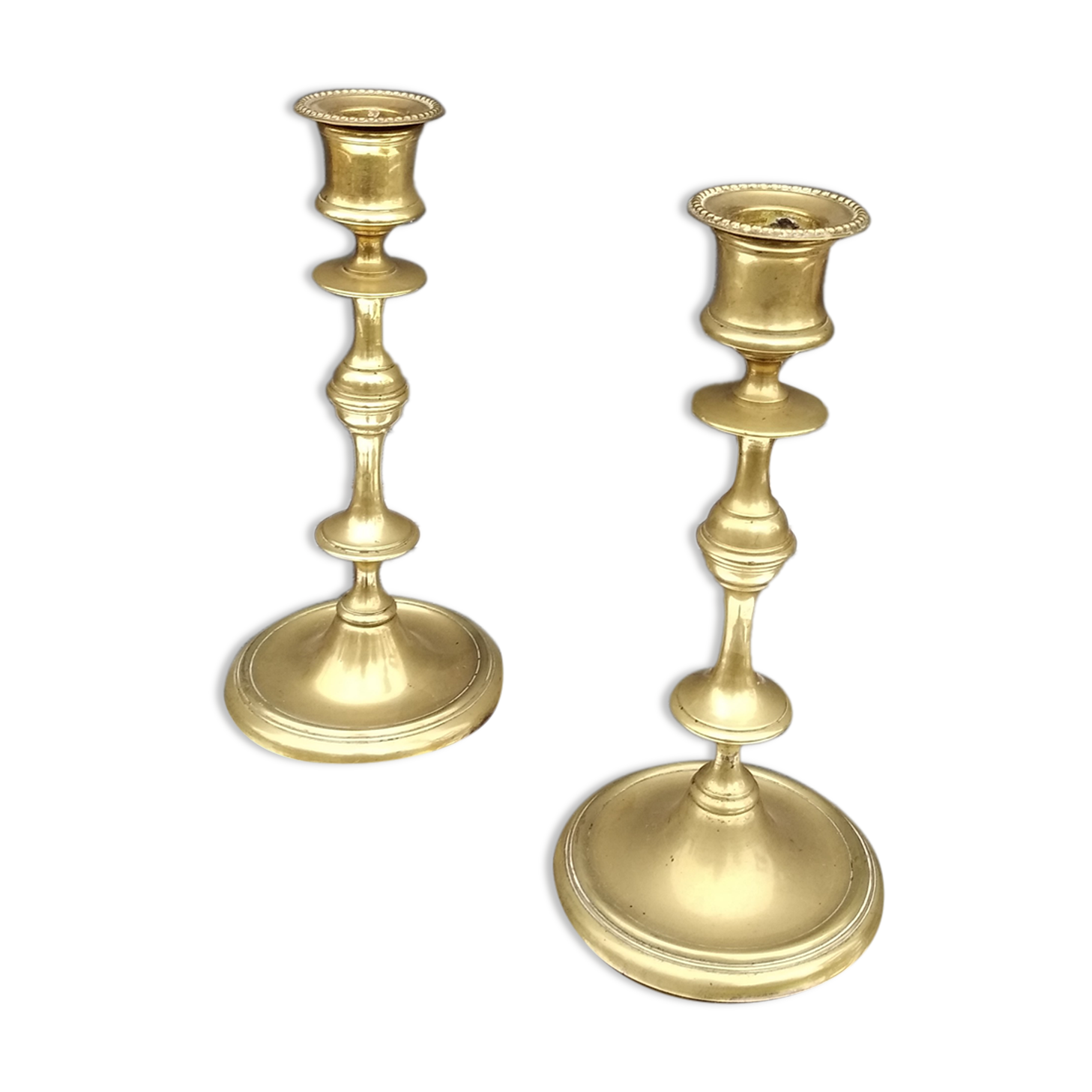 Pair of candle holders