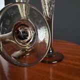 Champagne flutes bubble glass Biot