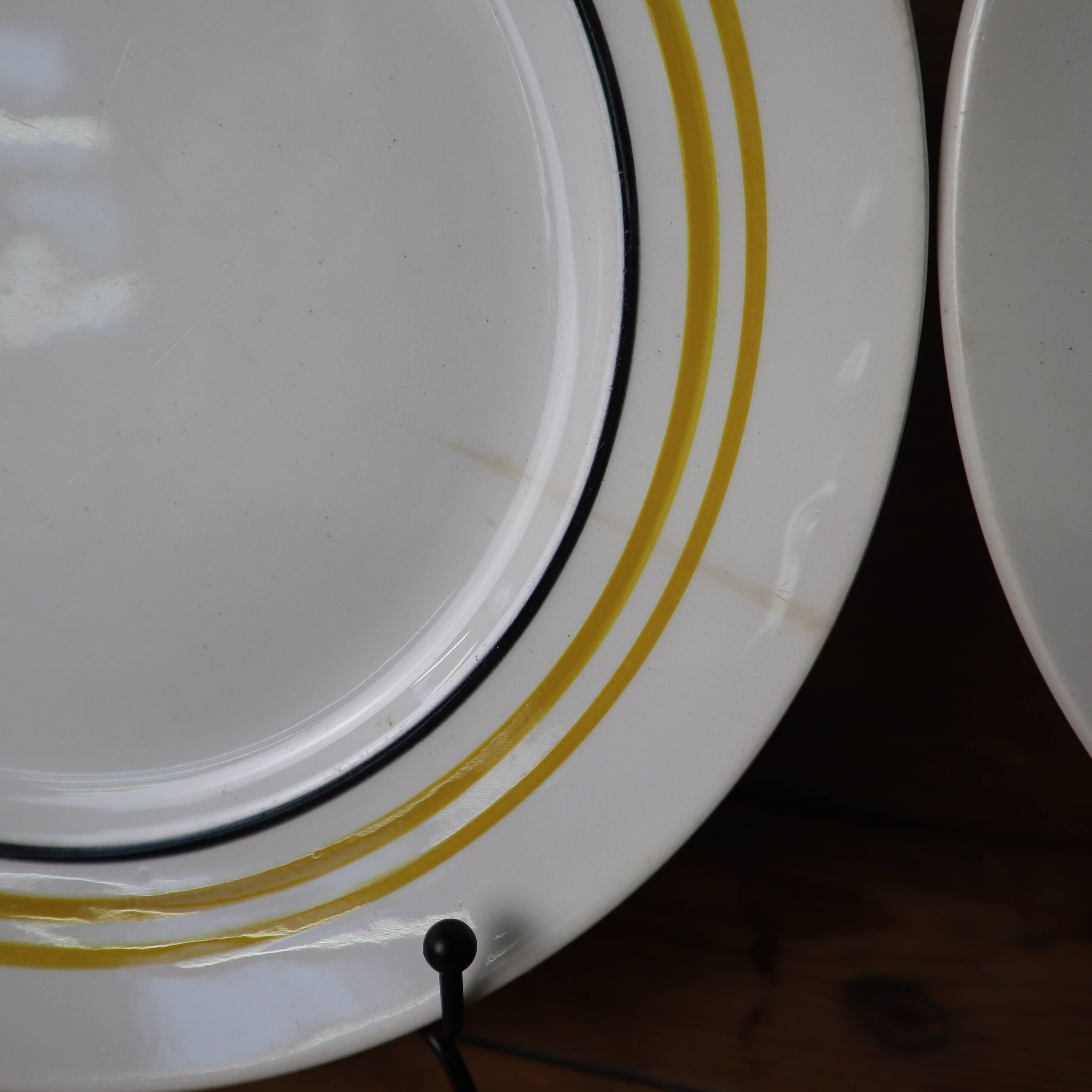 Lot de 4 assiettes plates Moulin des Loups