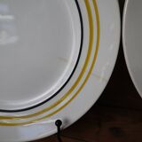 Set of 4 Moulin des Loups flat plates