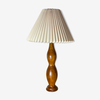 Big Rare Teak Table Lamp From Denmark 1960s | Mid century Modern Vintage Lighting | Danish Vintage