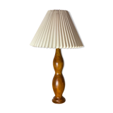 Big Rare Teak Table Lamp From Denmark 1960s | Mid century Modern Vintage Lighting | Danish Vintage