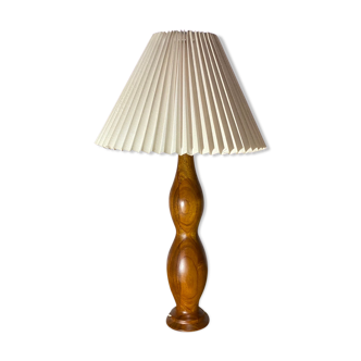 Lampe de table en teck du danemark années 1960