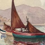 Geo Duchesne (20th century), Framed and signed marine