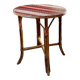 Rattan side table