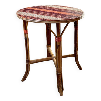 Table d’appoint en rotin