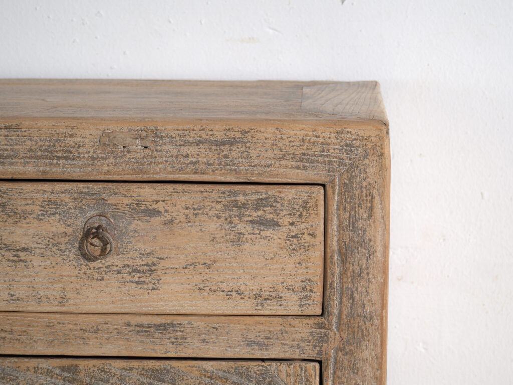 Antique pine sideboard with two drawers and two doors – China, circa 1930