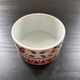 Pot chinois décor rouge