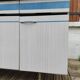 Kitchen cabinet in blue formica 4 doors 4 drawers
