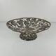 Openwork metal bowl with vine leaf and grape motif, 20th century