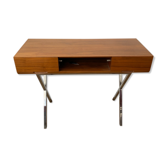 Bureau en noyer design années 70 marais international