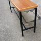 Vintage metal and wood console