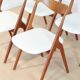 Ensemble de chaises de salle à manger Bouclé Albin Johansson and Sons