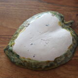 Trinket bowl green enamelled ceramic sheet