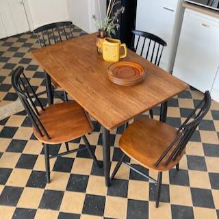scandinavian dining table