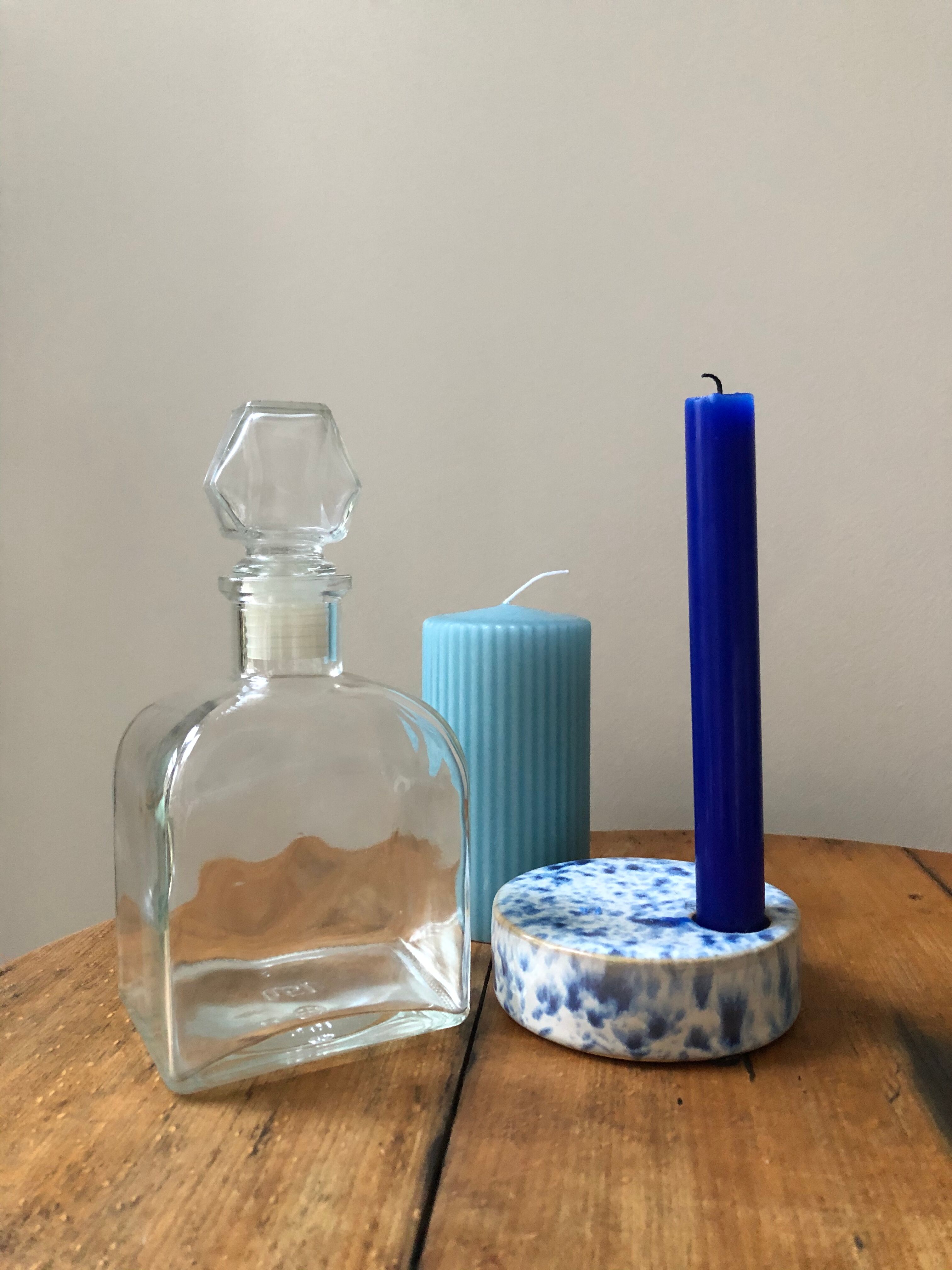 Flacon vintage transparent