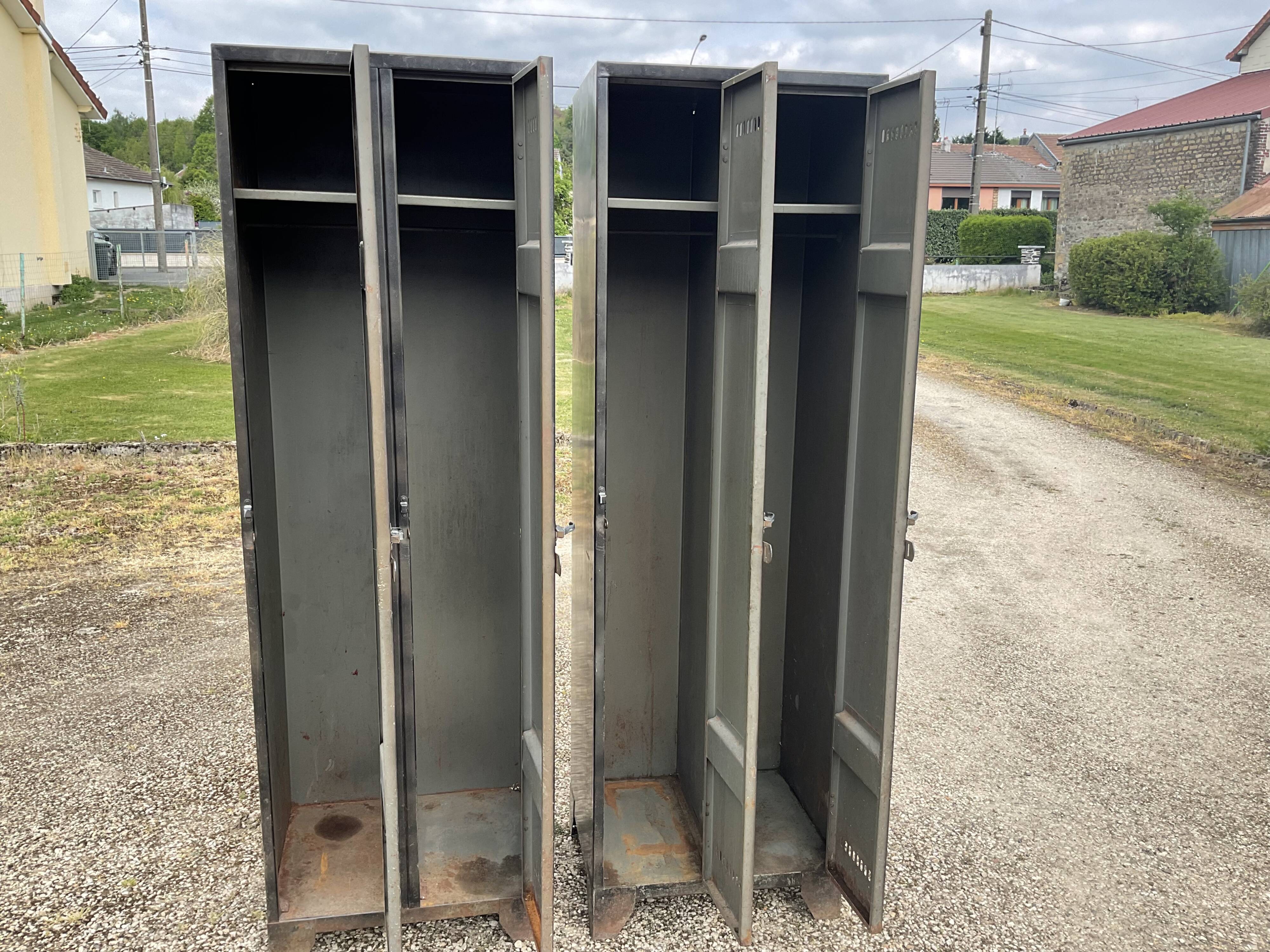 Metal cabinets