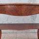Large console from the Napoleonic III era in walnut and walnut burl.