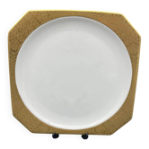 Assiette carrée en porcelaine de Hutschenreuther Selb