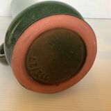 Green ceramic vase style W Germany