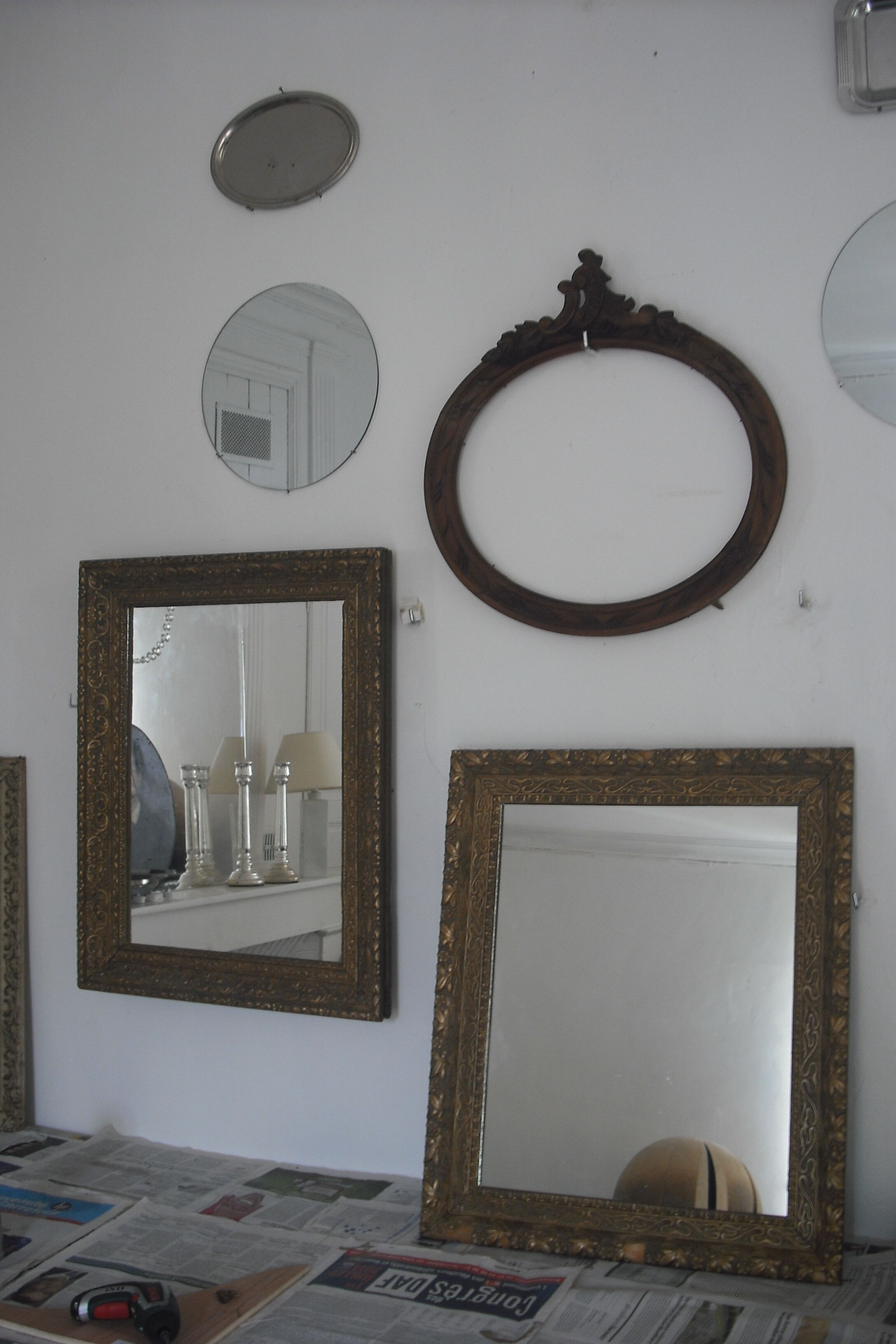 Grand Mirror Stuc Gold 63.8 / 50.2 - 19th