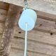 Scandinavian Pendant Lamp in Teak and Opaline, Circa 60´s