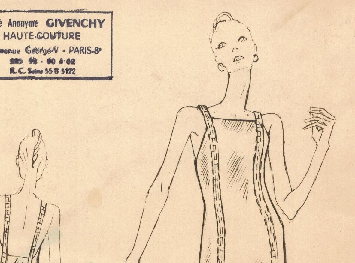 Dessin de la maison Givenchy