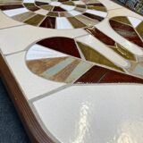 Ceramic coffee table Roger Capron shogun flower