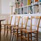 Lot de 8 chaises bistrot clair Luterma