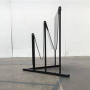 Postmodern vintage magazine rack by Markus Börgens for D-Tec, 1980s.