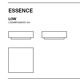 Table basse Essence conçue par le designer italien Gio Pagani.