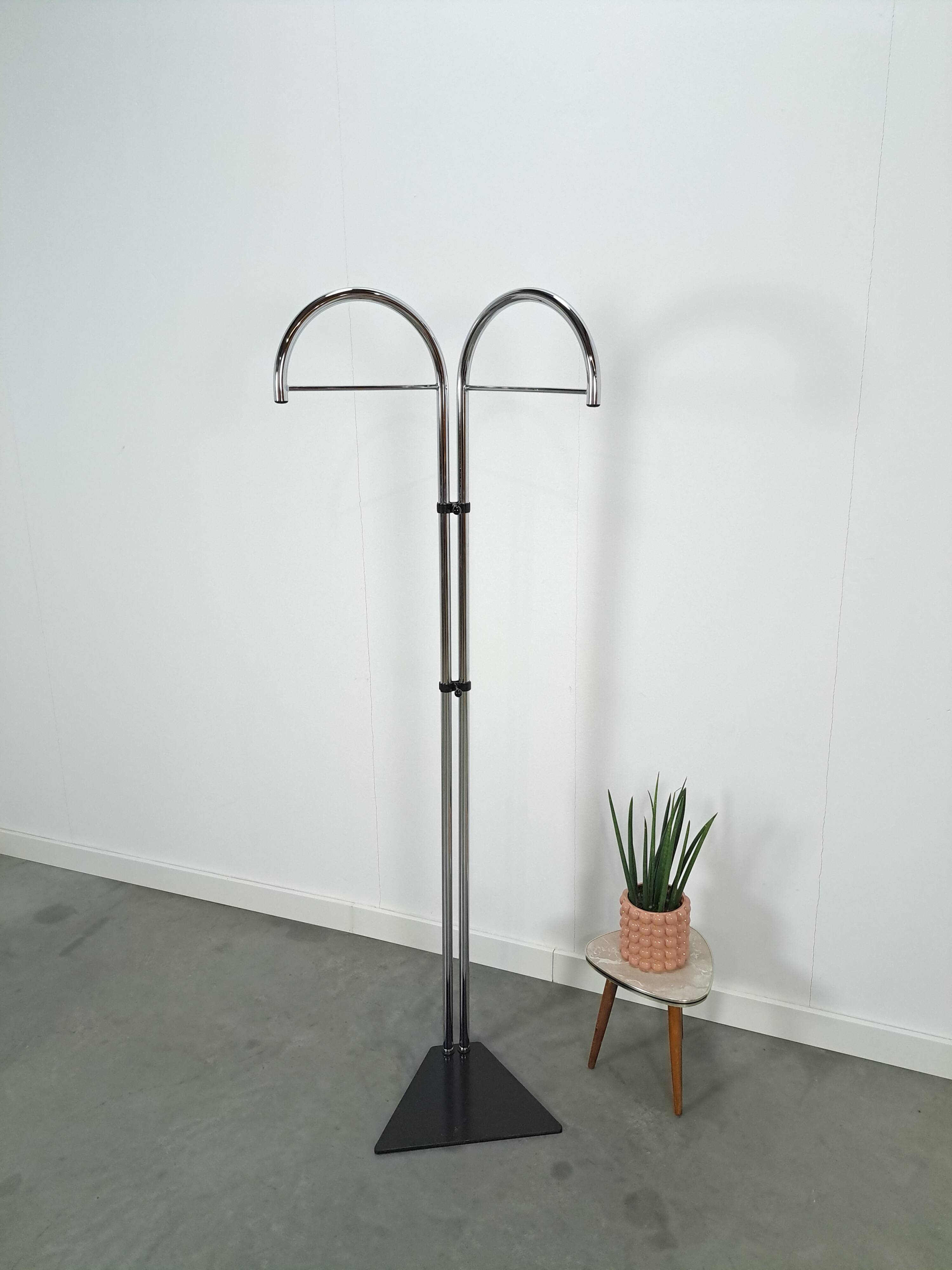 Vintage tall coat rack.