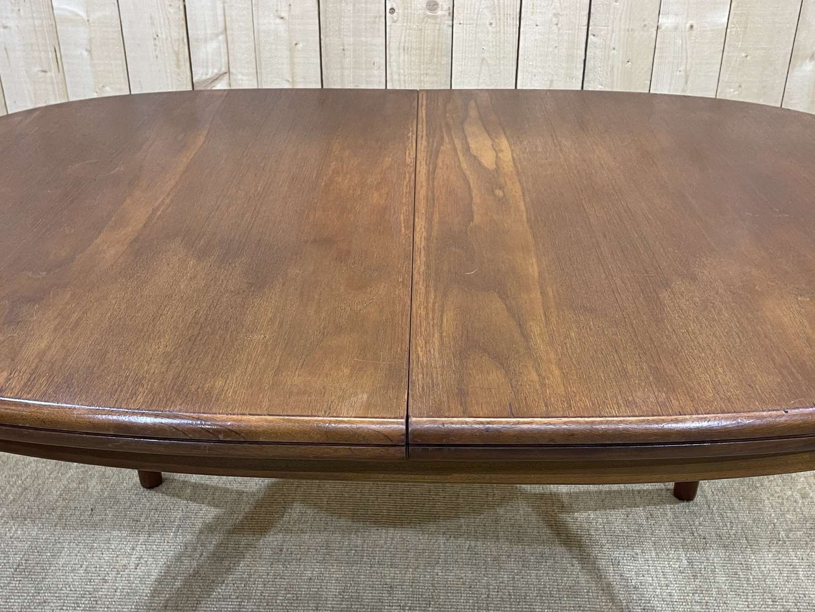 1970s teak table with butterfly extension