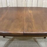 1970s teak table with butterfly extension