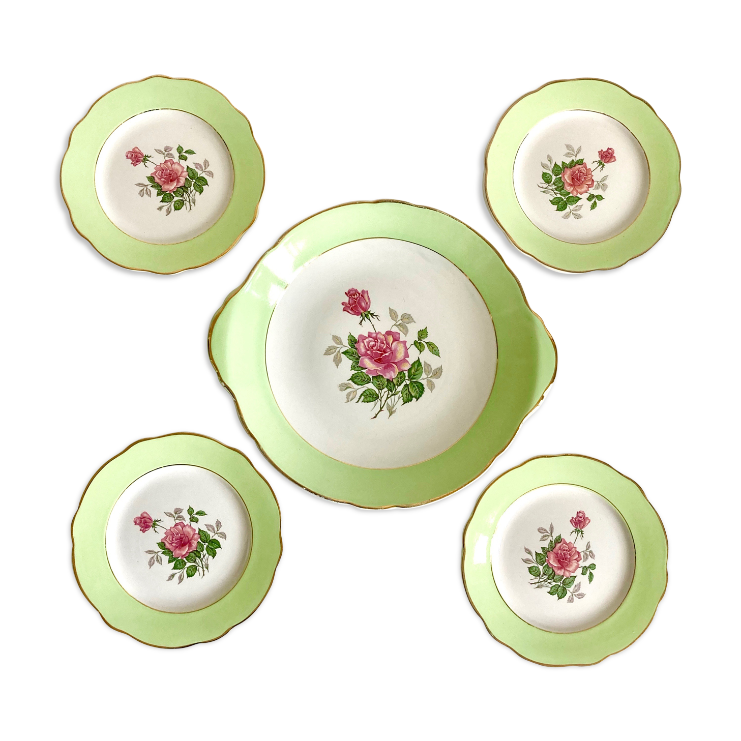 Lunéville dessert service flat and plates