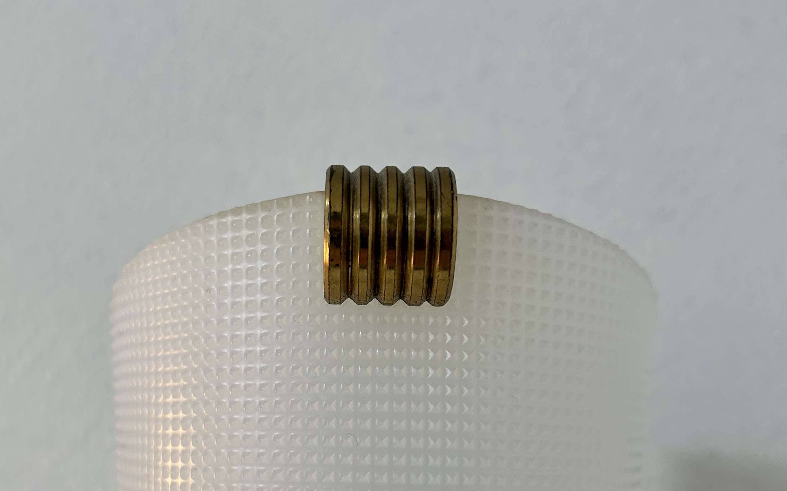 Pair of vintage brass and perspex wall lights, France 1960