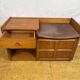 Mid-century retro vintage teak telephone seat by Nathan 1960–1970