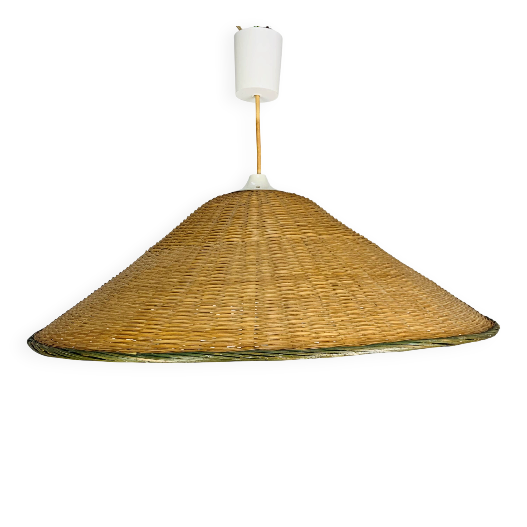 XL rattan suspension from the 1960s, vintage