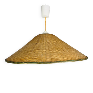 XL rattan suspension from the 1960s, vintage