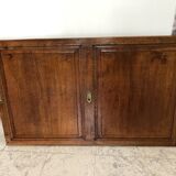 Vintage solid oak sliding door