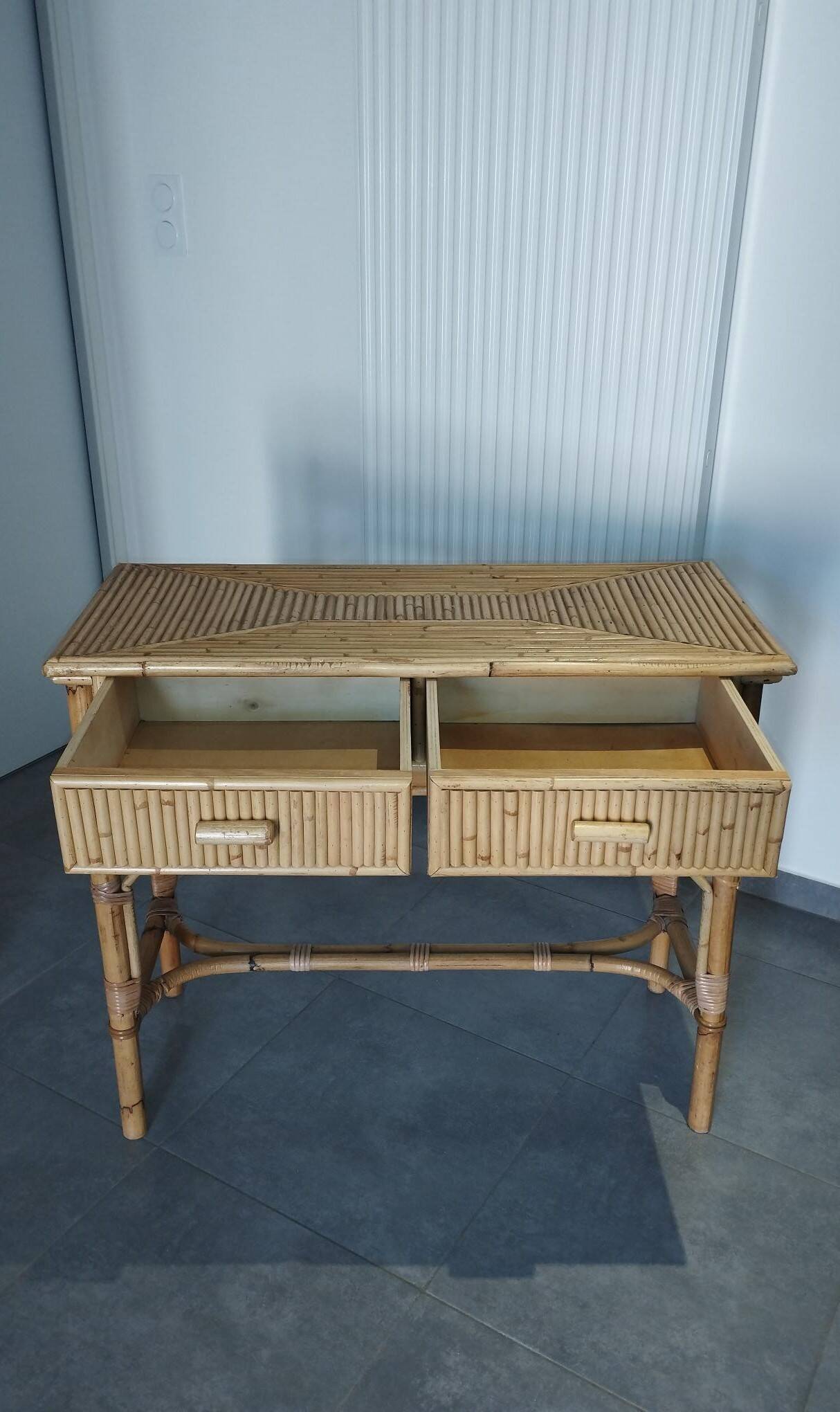 Vintage console attributed to Vivai del Sud.