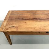 Solid walnut table - Tapered legs