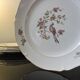 Service of 6 flat plates, semi-glazed ceramics, vintage