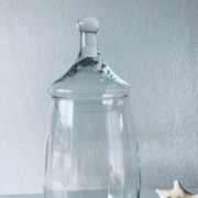 Grand flacon forme apothicaire en verre