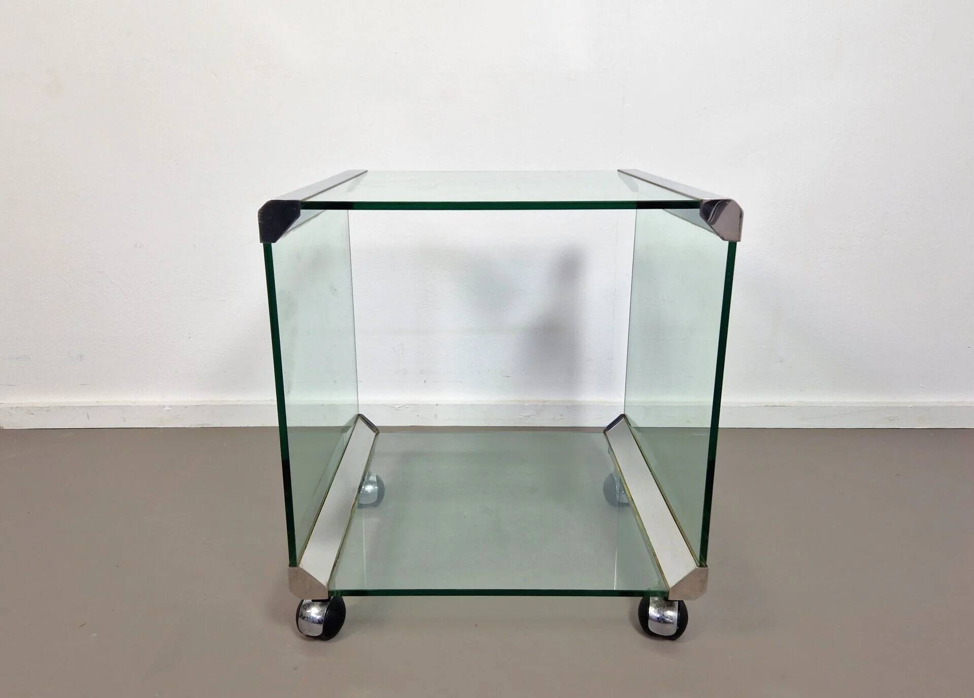 Gallotti & Radice side table trolley, 1980s