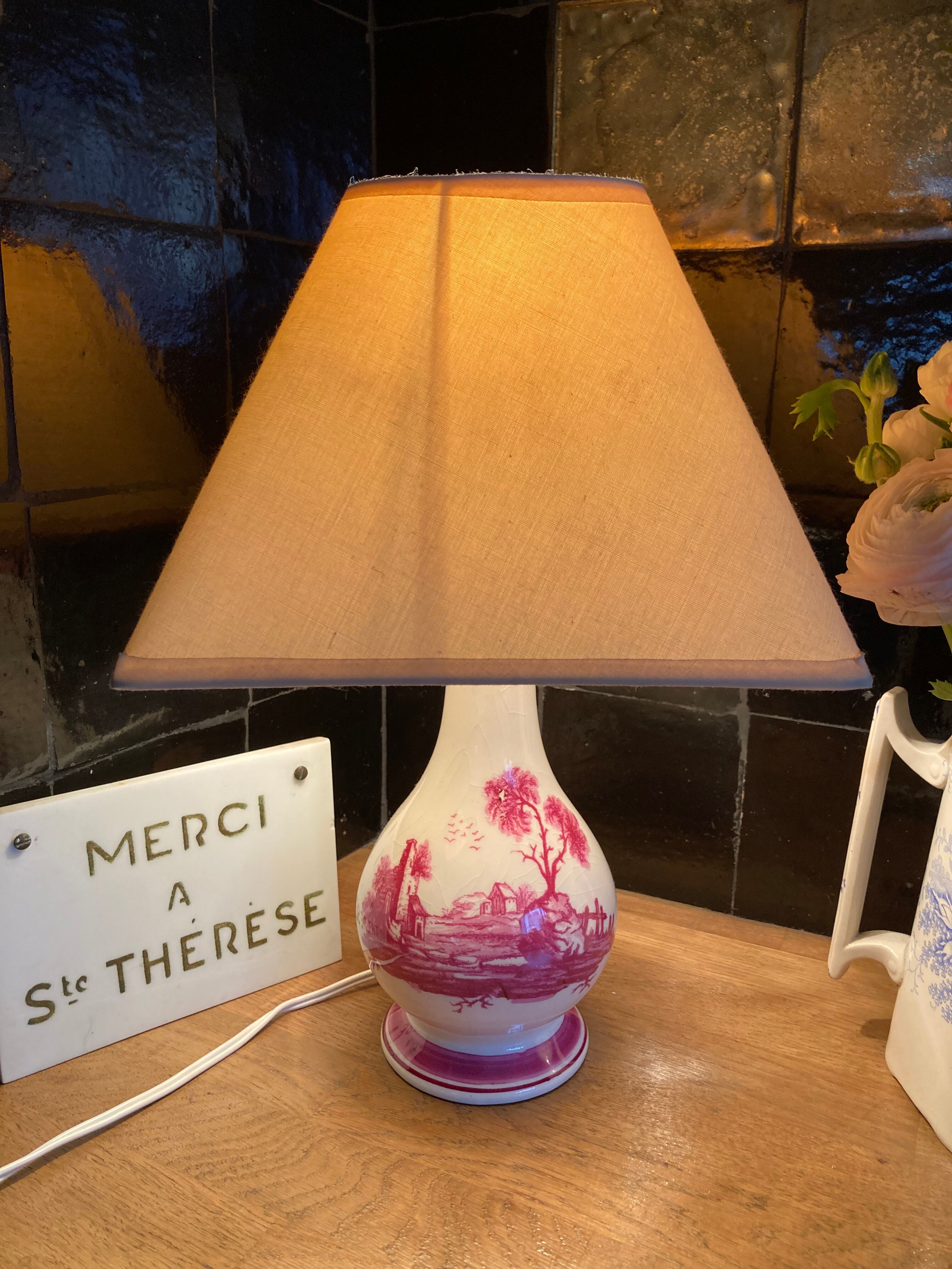 Pair of bedside lamps